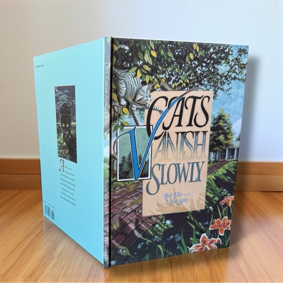 Cats Vanish Slowly by Ruth Tiller & Laura Seeley - 1995 Hardcover w/ Dust Jacket - Picture 3 of 12